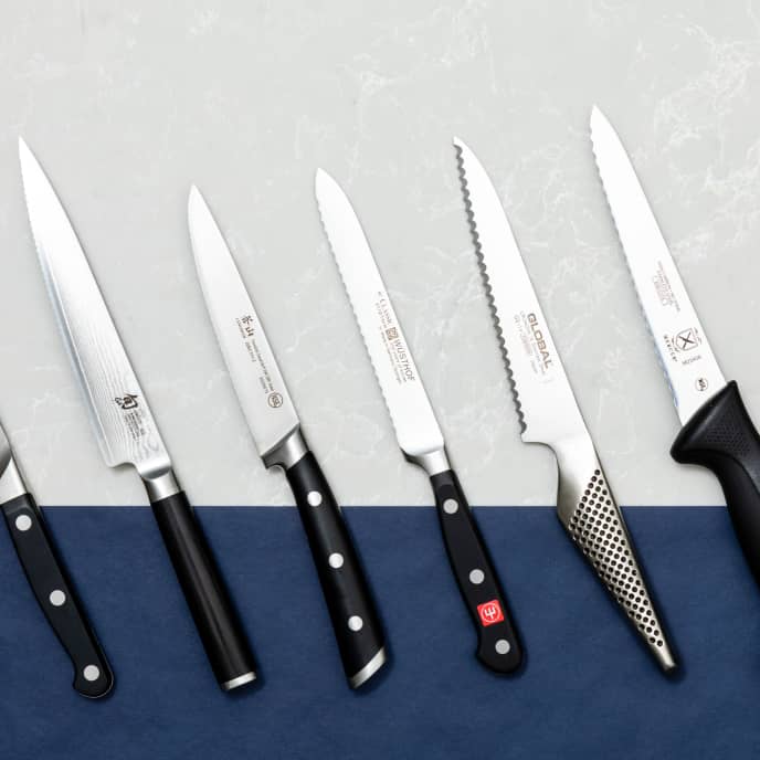 Serrated kitchen knife cheap
